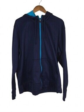 Xersion Navy full zip hoodie